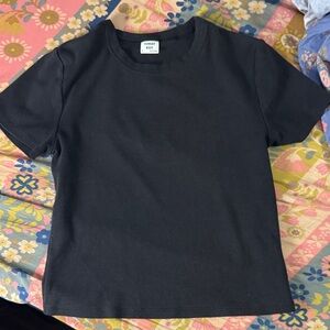 Sunday Best Classic Black Basic Tee